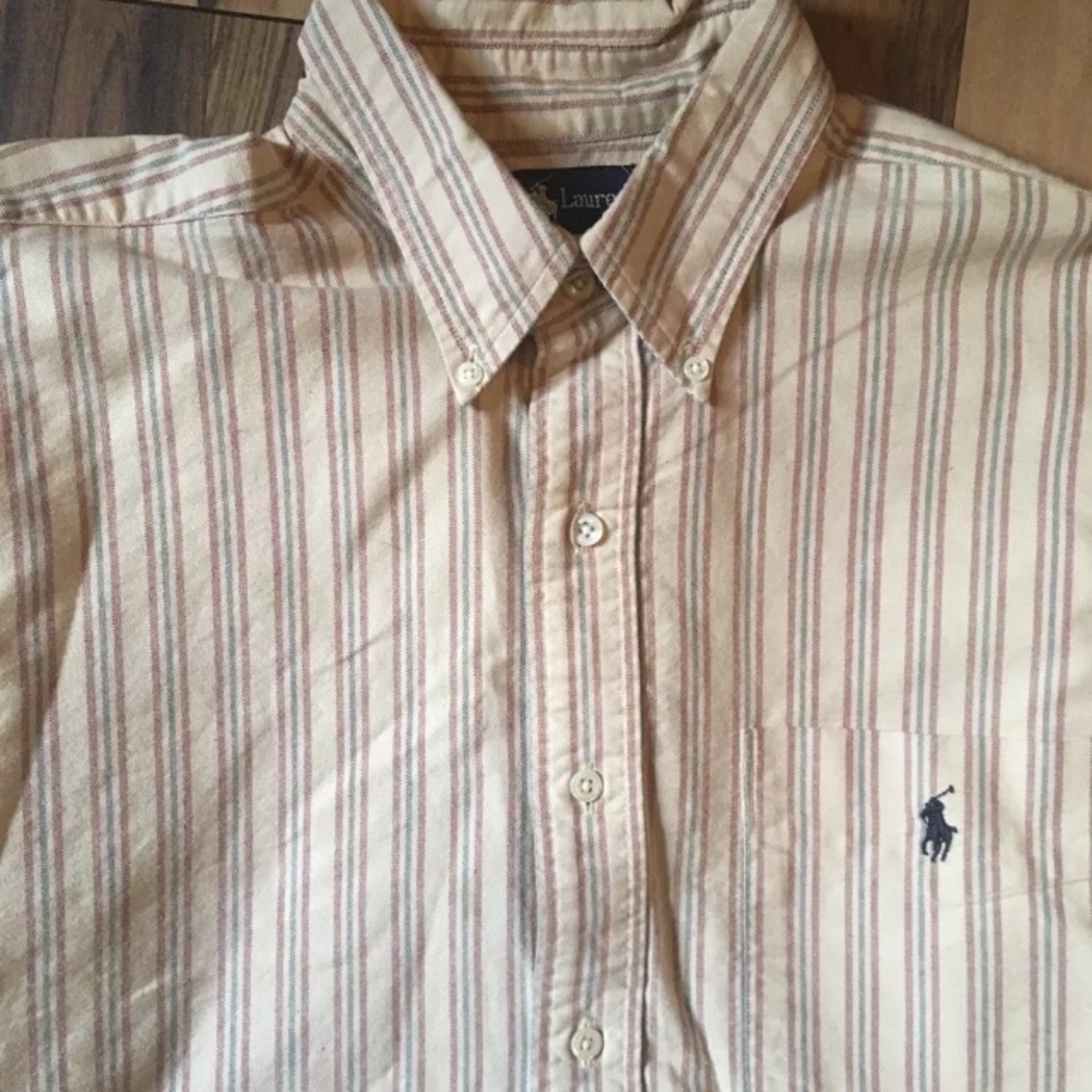 Ralph Lauren striped long sleeve button up size M